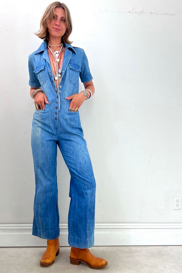 Vintage Denim Jumpsuit Selected by Anna Corinna