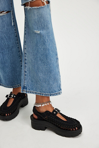 Keen Uneek Mary Jane Platorms Shoe at Free People in Black, Size: US 8 M