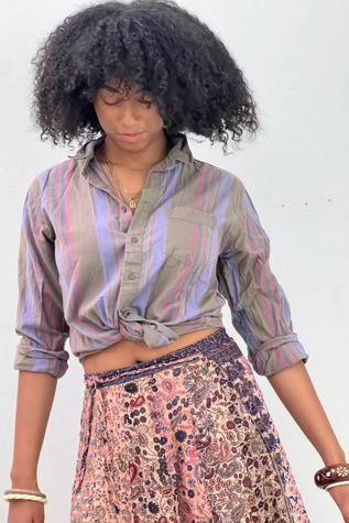 Vintage Super Softy Stripey Top Selected by Anna Corinna