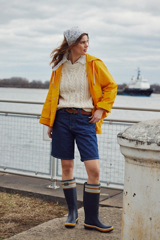 We The Free Seafarer Raincoat Jacket at Free People in Yellow, Size: S