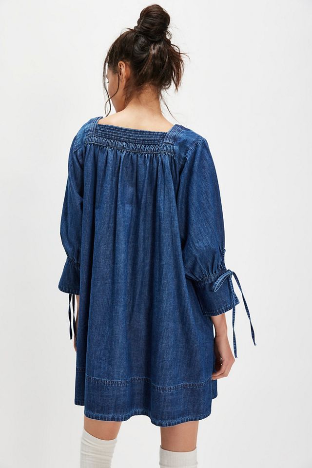Robe mini en denim Sonora #1