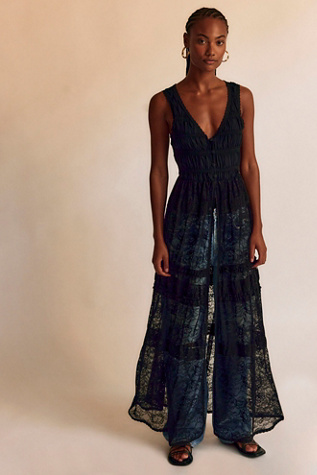 Sweet Saloon Sleeveless Maxi Bodysuit