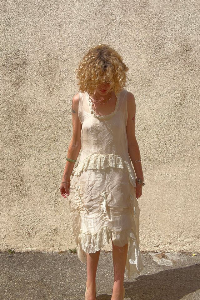Magnolia Pearl Cream Gauze Ruffle Dress Selected by The Curatorial Dept. #2