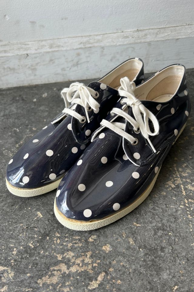 Comme des Garcons Girl Navy Polka Dot Shoes Selected by The Curatorial Dept. #1