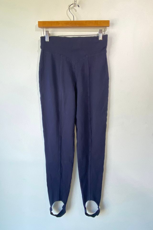 Vintage Laura Ashley Navy Stirrup Pants Selected by The Curatorial Dept. #1
