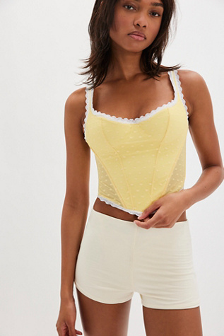 Corset Ilaria par Mucci en Limoncello, pour femme chez Free People