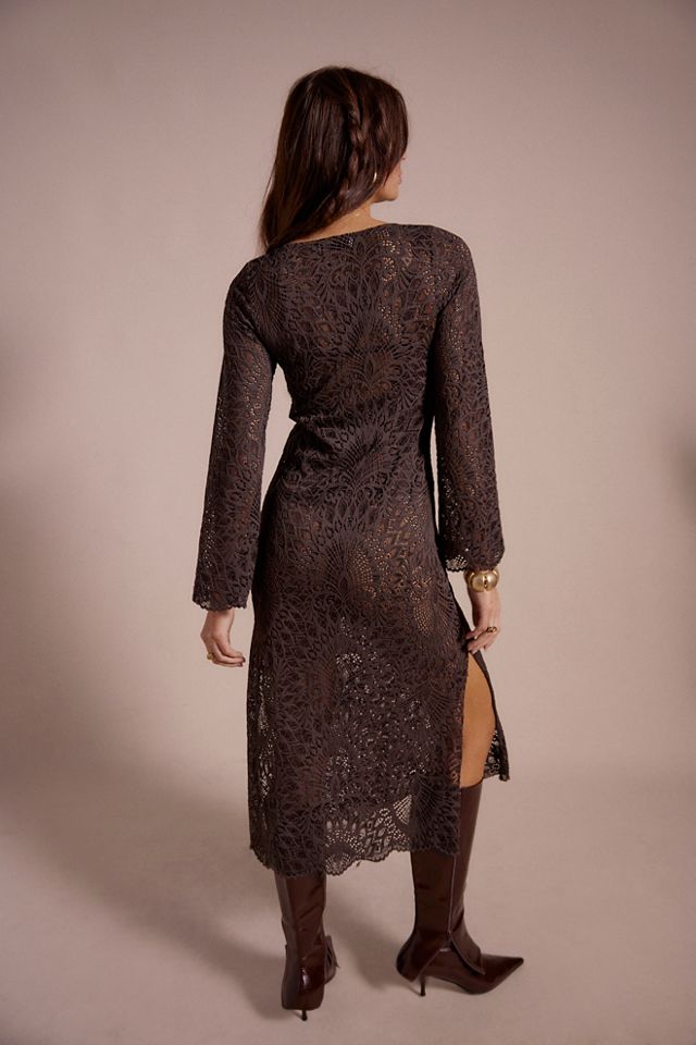 Nightcap Lanai Lace Midi Dress #3