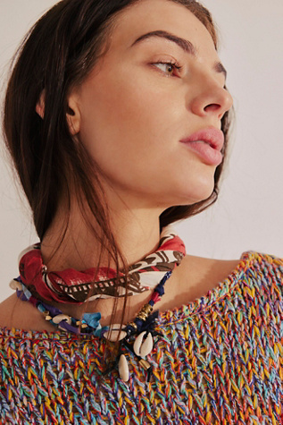 Alpha Choker By Ariana Ost At Free People In Navy/Marin