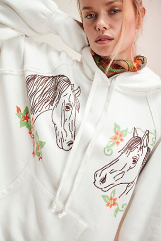 Keepsake Hoodie At Free People In Horse Combo, Size: XL