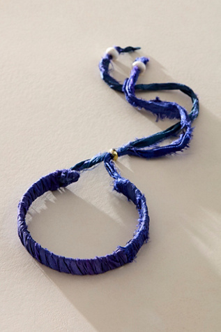 Ariana Ost Here Comes The Sun Arm Cuff by Free People in Blue