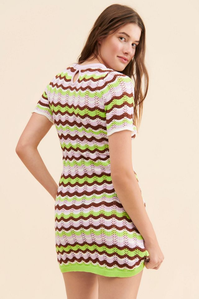 Olivia Rubin Hailey Mini Pointelle Dress #1