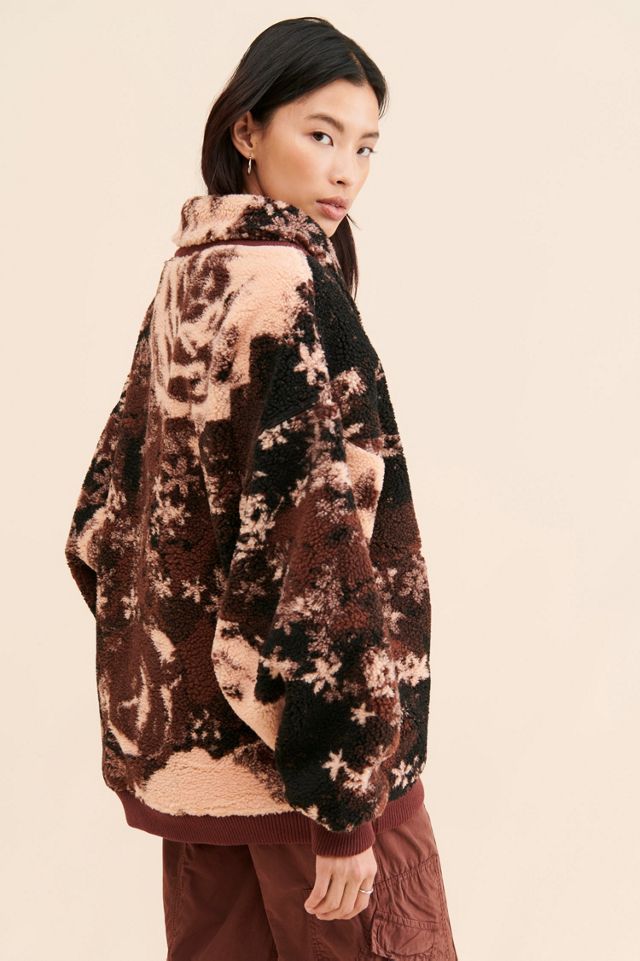 Rosie Printed Sherpa Jacket #1