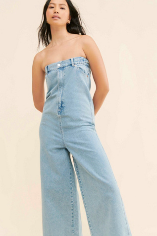 ALOHAS Lola Blue Denim Jumpsuit