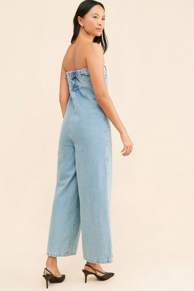 ALOHAS Lola Blue Denim Jumpsuit #1