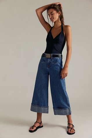 We The Free Finish Line Wide-Leg Jeans | Free People UK