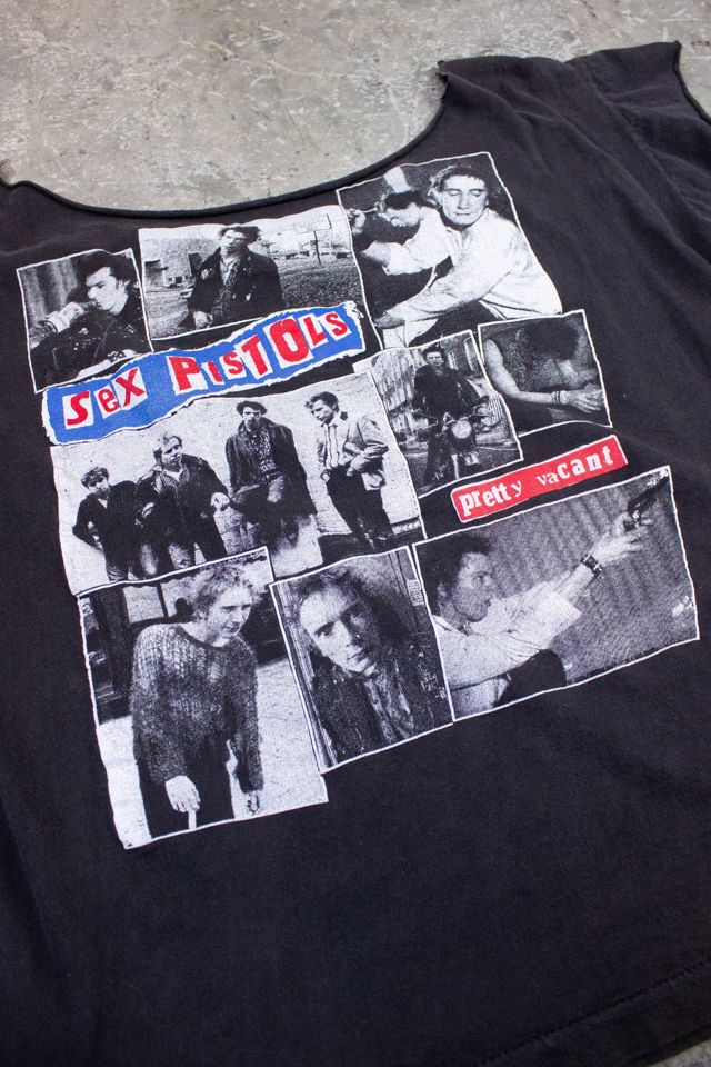 Vintage 80s Sex Pistols Pretty Vacant Concert T Shirt Selected by Black Shag Vintage #1