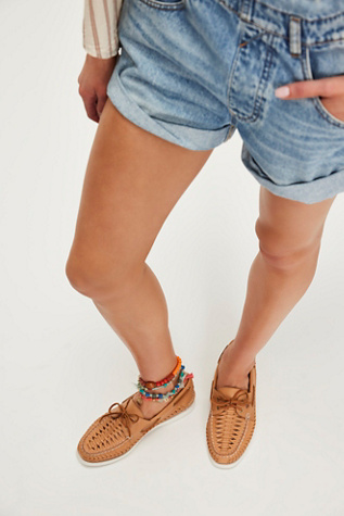 Sperry 2-Eye Woven Leather Boat Shoes