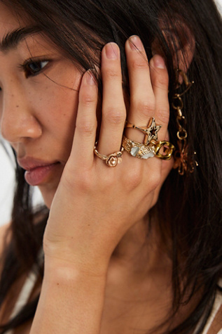 Starry Sky Ring at Free People in Yellow, Size: 7