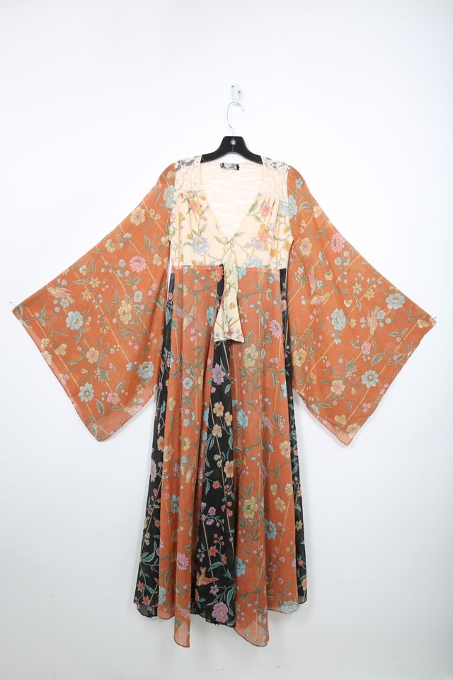 70s Vintage Cottagecore Dress with Birds & Flowers Selected by Love Rocks Vintage