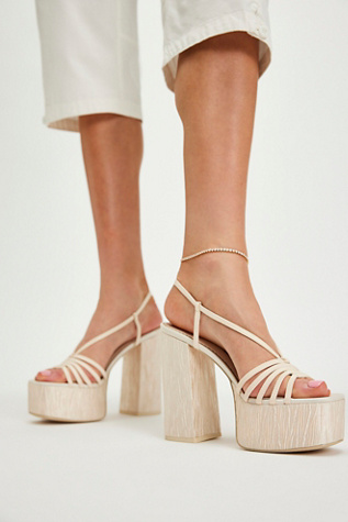 Siena Platform Heels by Circus NY by Sam Edelman at Free People in White, Size: US 9