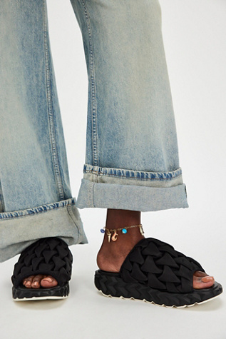 Ether Sport Sandals by 4CCCCEES at Free People in Black, Size: EU 39