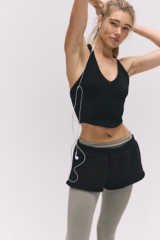 Free Spirit Micro Shorts by FP Movement at Free People, Black, L