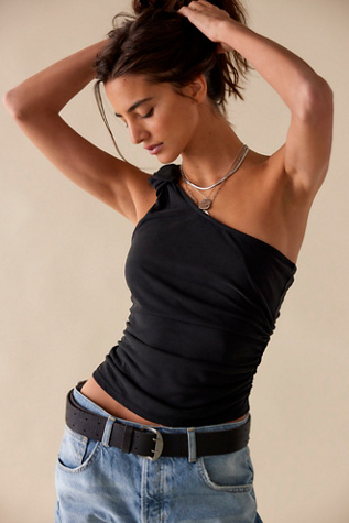 Knot Your Girl Tank Top At Free People In Black, Size: Medium