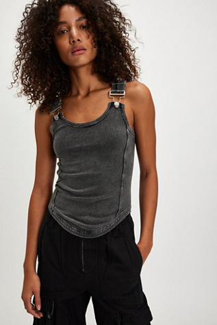 We The Free Jamie Tank Top at Free People in Black, Size: L