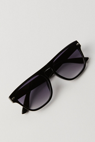 Percy Oversized Square Sunglasses At Free People In Black