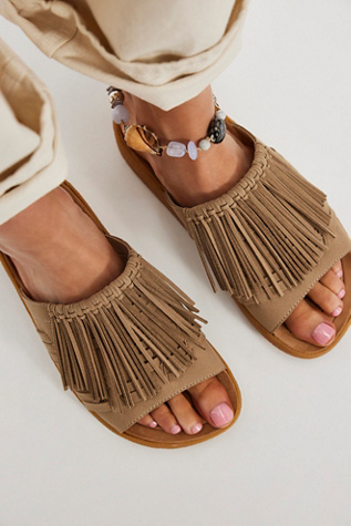 Vegan Thunderbird Sandals by Malibu Sandals at Free People in Brown, Size: US 8