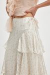 Floral Cascade Maxi Skirt