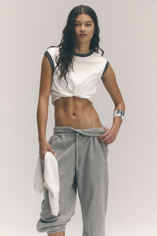 Don't Sweat It Muscle Tank Top by FP Movement at Free People, White, S