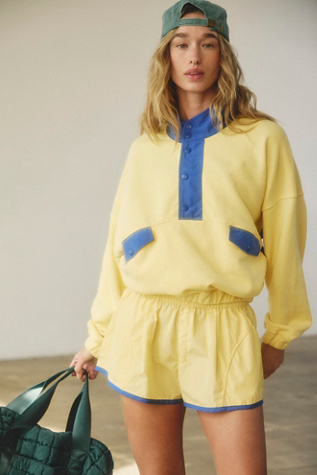 World Tour Set Top by FP Movement at Free People in Yellow, Size: XL