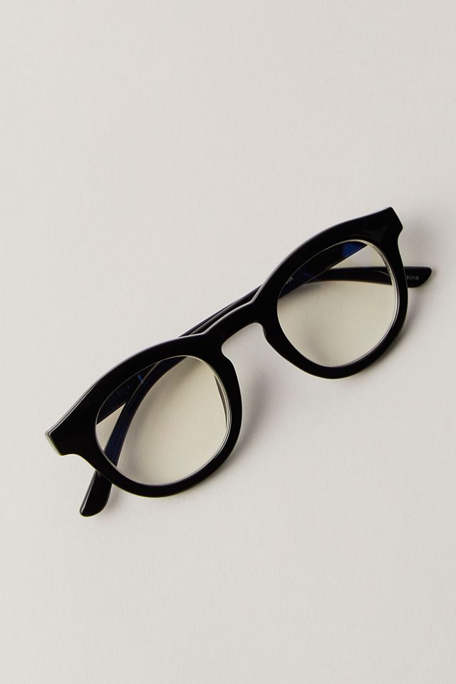 Jules Round Bluelight Reading Glasses #1