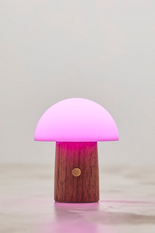 Super Mini Mushroom Lamp At Free People In Neutral