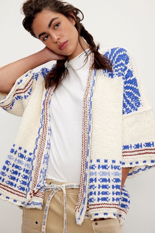 Shell Patterned Cardi #3