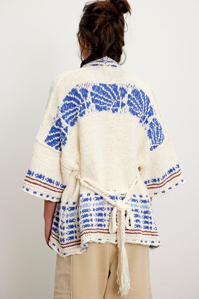 Shell Patterned Cardi #4