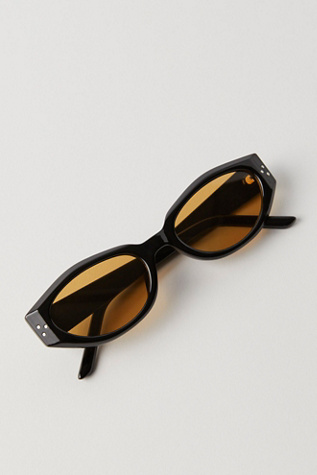 Carrie Cat Eye Sunglasses At Free People In Black