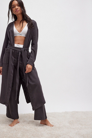 Babe I'm Yours Maxi Cardi by Intimately at Free People in Black, Size: M