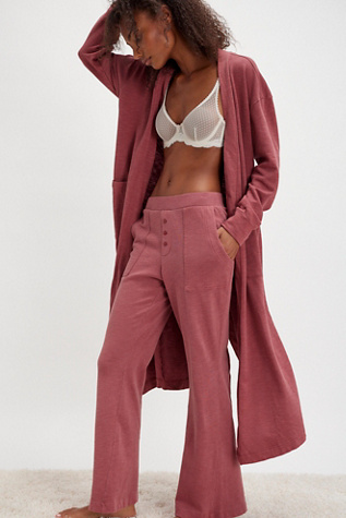 Babe I'm Yours Slim Flares by Intimately at Free People in Red, Size: S