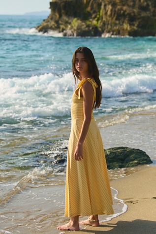 Sammi Yarn Dye Midi Dress | Free People