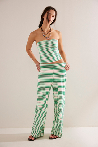 Sailor Tube Co-Ord By free-est At Free People In Vivid Green Combo, Size: Small