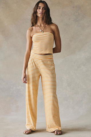 Sailor Tube Co-Ord by free-est at Free People in Papaya Combo, Size: Medium