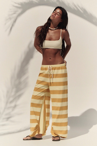 Dakota Pants by free-est at Free People in Golden Combo, Size: XS