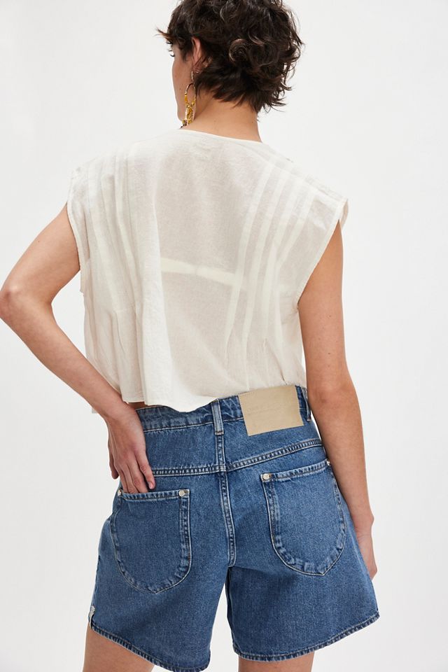 OneTeaspoon Kinks Mid-Waist Denim Shorts #1