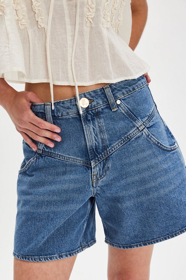 OneTeaspoon Kinks Mid-Waist Denim Shorts #2