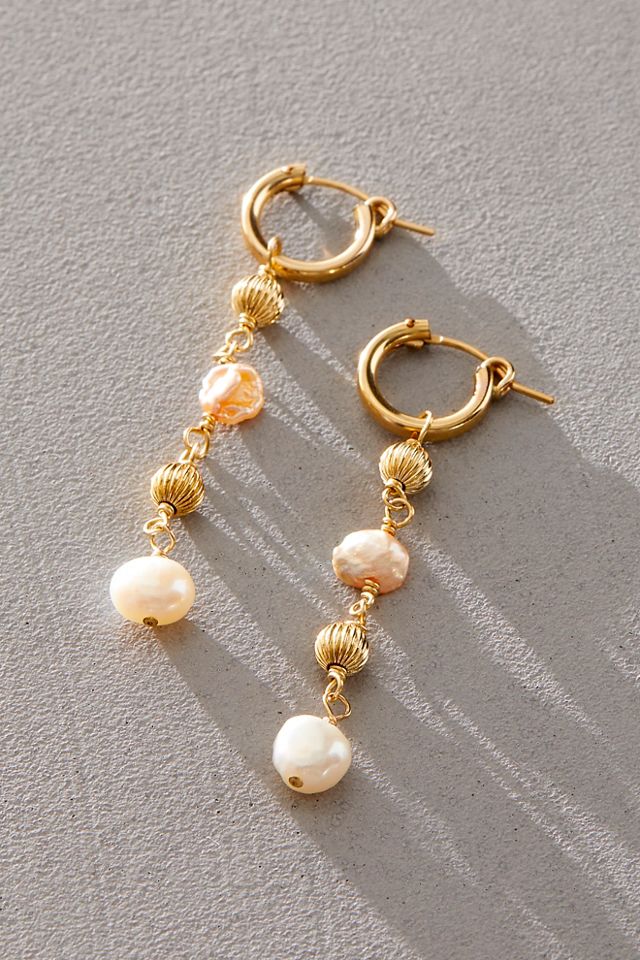 Free outlet People Freshwater Pearl Earrings