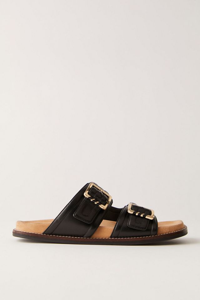 Mules à Bout Carré Sage #4