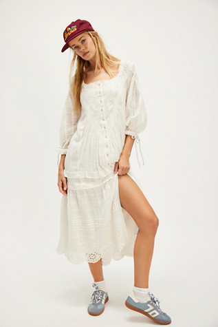 Spencer Midi At Free People In White, Size: Large