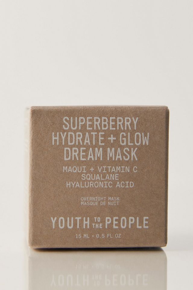 Youth To The People Superberry Hydrate + Glow Dream Mask Travel Size ...